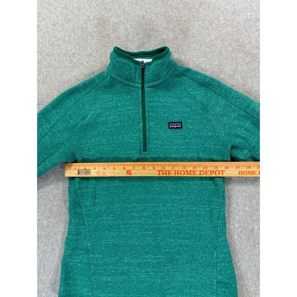Patagonia Better Sweater‎ 1/4 Zip Midweight Pullover (Women's Small) Green - Picture 7 of 11